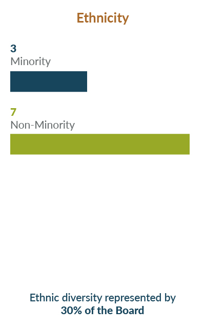 Proxy 2020: Ethnicity chart