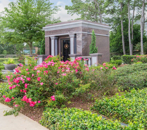 mausoleum in beautiful landscape